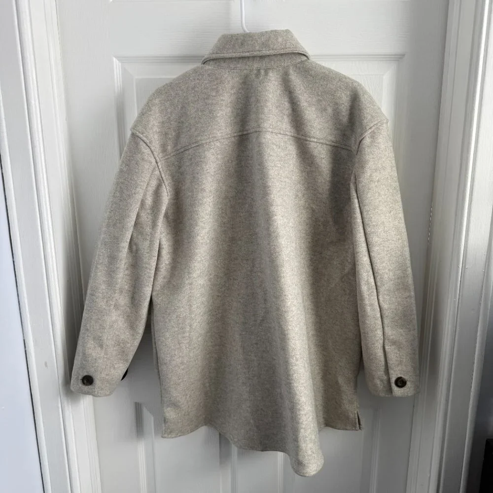 NWOT Women's Croft & Barrow Gray Shirt Jacket Double Jacket  Sz XXL - Picture 2 of 4